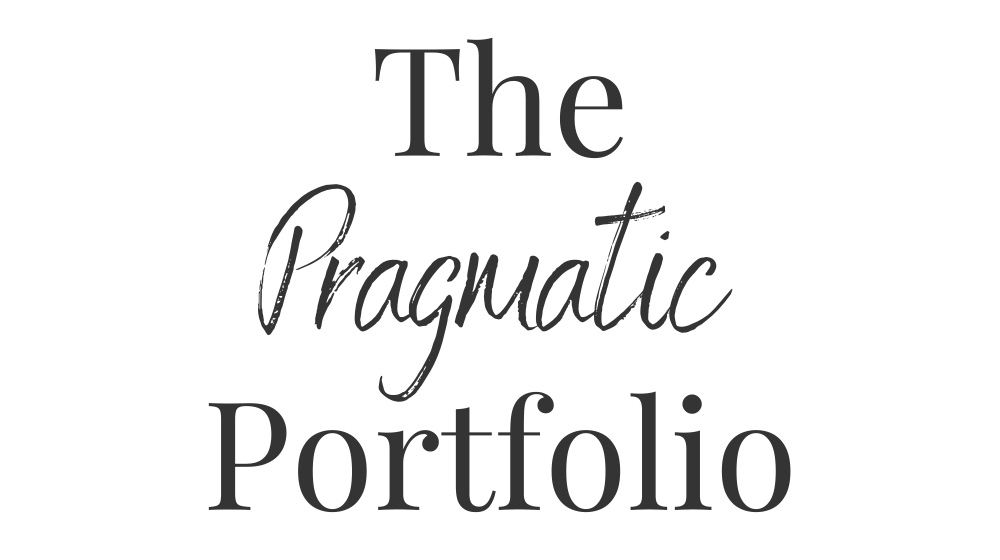 Primary website logo that says Pragmatic Portfolio.